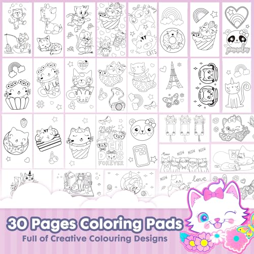  YOYTOO Unicorn Coloring Pads Kit for Girls, Unicorn Coloring  Book with 60 Coloring Pages and 16 Colored Pencils for Drawing Painting, Travel  Coloring Kit for Kids Girls Ages 3-12 : Toys & Games