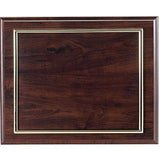 SHOP AWARDS AND GIFTS 8.5 x 11 Certificate Frame Holder, Slide In Wall Plaque Display, 10-1/3 x 13 Inch Frame, Walnut with Gold Border SHOP AWARDS AND GIFTS