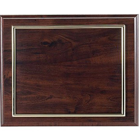 SHOP AWARDS AND GIFTS 8.5 x 11 Certificate Frame Holder, Slide In Wall Plaque Display, 10-1/3 x 13 Inch Frame, Walnut with Gold Border SHOP AWARDS AND GIFTS