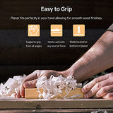 Eutuxia Woodworking Japanese Curved Block Handle Plane 7.25” Manual Planer, Traditional Hand Planer, Specialty Woodwork Handheld Planer Carpenting Eutuxia