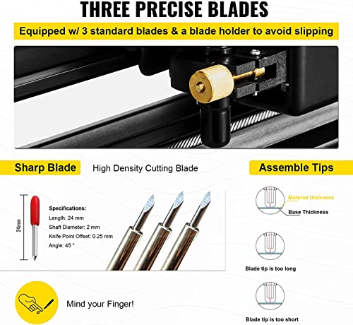 VEVOR Heat Press Machine, 15 x 15 Inch, 6 in 1 Combo Swing Away T-Shirt Sublimation Transfer Printer and Vinyl Cutter 34 inch Plotter Machine with VEVOR