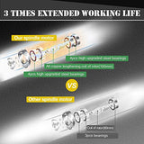 CNC Spindle Motor Kits, 110V 1.5KW Air Cooled Spindle CNC Spindle +110V 1.5KW VFD+Φ65mm Clamp Mount +Collet Set ER11+ Drill bits+ Wires+ Wrenches for Zhong Hua Jiang