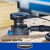 Hammerhead 1.4-Amp Multi-Function Detail Sander with 12pcs Sandpaper, Dust Collection System, and Detail Attachment - HADS014 Hammerhead