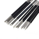 Toolso Stone Carving Tool 10pcs High-Carbon Steel Carving Chisels/Knives Kits Toolso