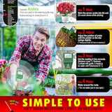 Antonki Soil Moisture Meter for Indoor Plants, Plant Water Meter, Soil Hygrometer Monitor, Soil Sensor Water Test Kit for Flower, Tree Gardening, Antonki