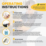 Tumble-Bee Rock Tumbler - Rotary Rock Tumbler for Polishing Stones, Rocks, Glass and Metals - Polishing Tool for Adults & Kids, Model TB-14, 1X4LB Tumble-Bee