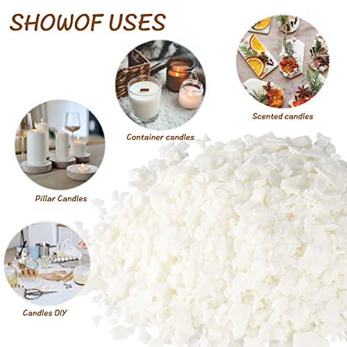 Natural Soy Wax for Candle Making 10 lb Bag Soy Wax Flakes,DIY Candle