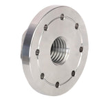 VINWOX 3" Wood Lathe Steel Faceplate, 1”x8TPI Spindle Thread Woodworking Machine Chuck Face Plate VINWOX