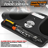 M-AUTO Rolling Knee Creeper Durable Knee Pads with Full 360 Degree Turn Casters and Tool Tray, Garage Kneeling Pads on Swivel Castors for Home M-AUTO