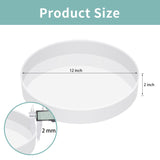 Extra Large Resin Table Mold, 12 Inch Round Silicone Epoxy Resin Molds for River Table, DIY Crafts,Cutting Board, Desktop Decoration Vehipa