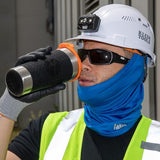 Klein Tools 55580 Stainless Steel Tumbler with Flip-Top Lid, Insulated 20 Oz. Tradesman's Double Wall Vacuum Mug, Slip-resistant Sleeve Klein Tools