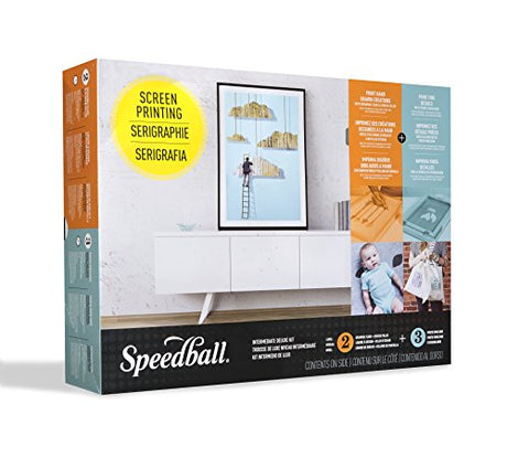 Speedball Intermediate Deluxe Kit for Silk Screen Printing, Includes Frame Base, Ink, Squeegee, Photo Emulsion Speedball