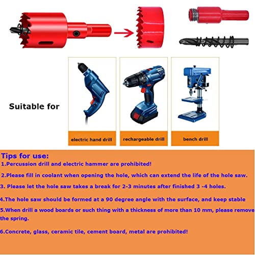 TuTuYa Desk Grommet, 6PCS Flexible 2 Inch (50mm) Desk Cable Grommet Desk Cable Hole Covers with Hole Saw, Ideal Solution for Office and Home Table TuTuYa