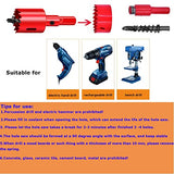 TuTuYa Desk Grommet, 6PCS Flexible 2 Inch (50mm) Desk Cable Grommet Desk Cable Hole Covers with Hole Saw, Ideal Solution for Office and Home Table TuTuYa