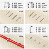 WORKPRO Heavy-Duty 4-in-1 Staple Gun Kit, Manual Brad Nailer with 3000 Staples and 1000 Brad Nails, for Upholstery, Material Repair, Decoration, WORKPRO