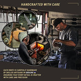 BeaverCraft Bushcraft Knife Full Tang with Leather Sheath Fixed Blade Knives Bushcraft Knife Carbon Steel Bush Knife Camping Knife Survival Camp BeaverCraft