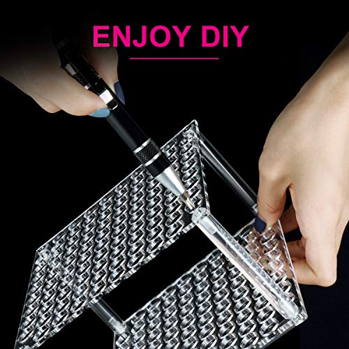96 Hole Pencil Brush Holder Acrylic Pen Holder Desk Stand Organizer for Pencils Paint Brushes Markers Display and Home Storage (2 Pieces) Outus