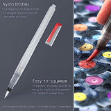 ARTEZA Iridescent Watercolor Paint Set, 12 Metallic Pearl Colors Half-Pans, Brush included, Reusable Glitter Paint, Non-Toxic, Art Supplies for ARTEZA