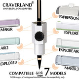 CRAVERLAND Universal Pen Adapter Set,Compatible with Cricut Maker 3/Maker,Explore Air 2/Air,Explore 3/Explore,Work with Sharpie,BIC,Crayola,Sakura CRAVERLAND
