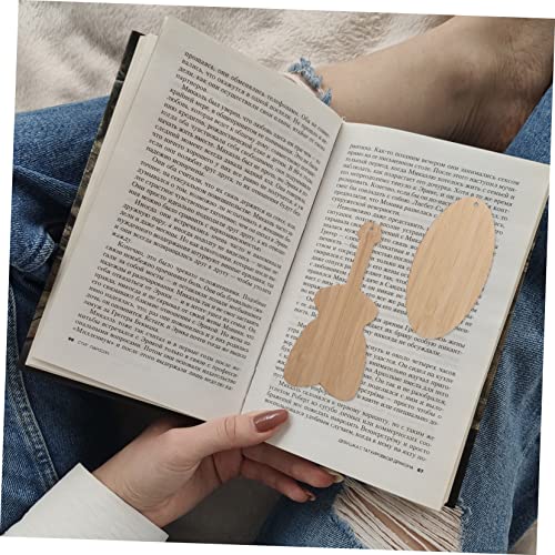 5pcs Diy Bookmark Blank Wooden Ornament Bookmark for Book Lover Unique Bookmarks Unfinished Wood Bookmarks Bookmark Diy Bookmarks Gift Wood Trim Book SUPVOX