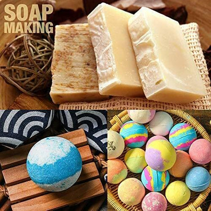 30 Colors Mica Powder, Natural Pigment Powder for Epoxy Resin, Lip Gloss, Eye Shadow, Paint, Dye, Soap Making, Nail Polish, Candle Making, Bath Bombs