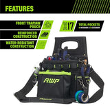 AWP TrapJaw 3-in-1 Electrician Tool Pouch with Spring-Loaded Technology, Designed for Professional Electricians and Maintenance Repair AWP