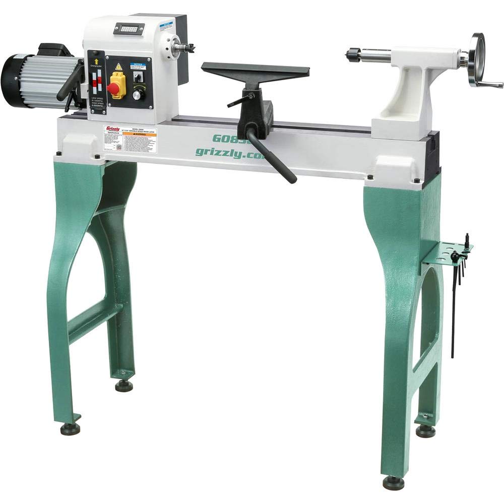 Grizzly Industrial G0838-16" x 24" Variable-Speed Wood Lathe Grizzly Industrial