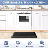 4/5 Inch Thick Kitchen Mats for Floor, StepRite Kitchen Rug for Standing Desk, Non-Slip, Thicker, Stain Resistant, Waterproof, Comfort Anti Fatigue StepRite