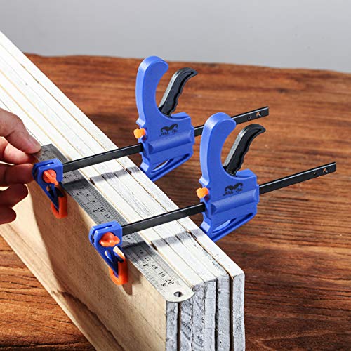 Mr. Pen- Clamps, Grip Clamp 4 Inch, 2 Pack, Light Duty, Clamps for Woodworking, Wood Clamps, Woodworking Tools, C Clamp, Woodworking Clamps, Wood - WoodArtSupply