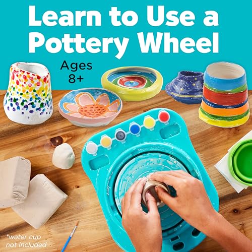 Faber Castell Pottery Studio Kids Pottery Wheel Kit for Ages 8+