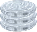 POWERTEC 70143 4" x 20' PVC Dust Collection Hose for Dust Collector for Woodworking and Shop Vacuum, 4 Inch Dust Collector Hose for Dust Collection POWERTEC
