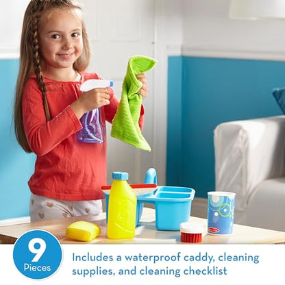 Melissa & Doug Spray, Squirt & Squeegee- Pretend Play Cleaning Set - Toddler Toy Cleaning Set For Ages 3+ - WoodArtSupply