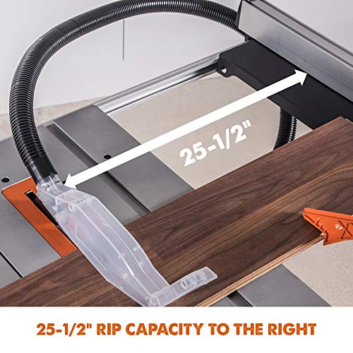 Evolution Power Tools RAGE 5-S Table Saw Multi-Material Cutting, Cuts Wood, Plastic, Metal & More, TCT Blade Included 10" - WoodArtSupply