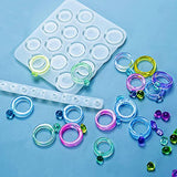 Yayatty Resin Molds Silicone, Resin Ring Mold for Epoxy Resin, Diamond Rings Molds with 14 Different Sizes and Bracelet Epoxy Mould for DIY Crafts N\A