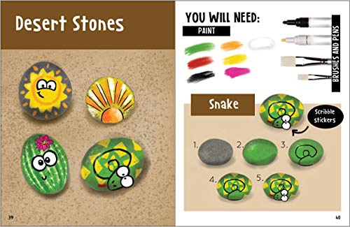 Scribble Stones Art Guide: Step by Step Painting Techniques and Tricks WoodArtSupply