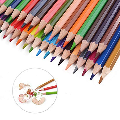 cyper top 80-color Colored Pencils for Adults Coloring Books, Soft Core Color Pencils Set for Adults, Kids Beginners, Artist, Professional Drawing