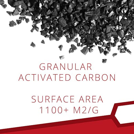 Activated Carbon for 3D Printers, Thermaly Activated, Low-Dust GAC Charcoal for Laser Engraver, Carbon for Filter Refill (1 Pound) Carbon Bulk Sales