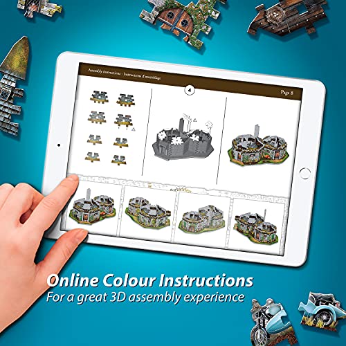 Wrebbit3D Harry Potter Hagrid’s Hut 3D Puzzle for Teens and Adults | 270 Real Jigsaw Puzzle Pieces | Not Just an Ordinary Model Kit for Adults for Wrebbit