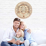Wood Trick Mayan Wall Calendar 3D Wooden Puzzles for Adults and Kids to Build - 16" - Wooden Model Kit - Aztec Calendar Wood Trick