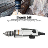 3/8in Zinc Alloy Straight Air Drill Wear Resistant Air Operated Drill for Industry FTVOGUE