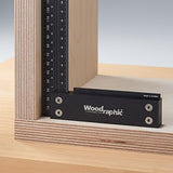 Woodraphic Precision Square 200mm Guaranteed T Measurements Ruler for Measuring and Marking Woodworking Carpenters - Aluminum Steel Framing Woodraphic