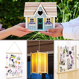 Wood Square Dowel Rods, 20PCS 1/2" x 12" Square Wooden Dowel Rods Wooden Sticks for Crafts, Unfinished Hardwood Sticks Wood Strips for Woodworking, Coowayze