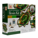 Mod Podge, Geode One Epoxy Coaster Kit Includes Hardener, Resin Molds Silicone, Glitter Packs, Cups, Inks and Stir Sticks, 49705 Mod Podge