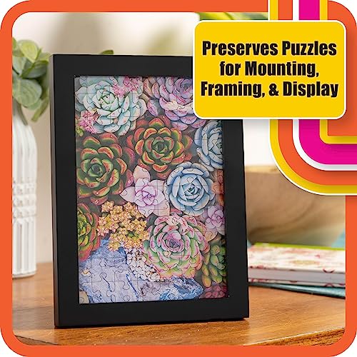 Mod Podge Puzzle Saver, Premium Matte All-in-One Glue, Sealer, and Finish, 8 fl oz, CS27589, Clear Mod Podge