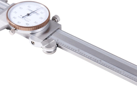 Accusize Industrial Tools 0-12 inch by 0.001 inch Precision Dial Caliper, Stainless Steel, in Fitted Box, P920-S212 Accusize Industrial Tools
