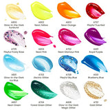 Arteza Kids Tempera Paint, Set of 16 Colors, 13.5 fl oz, Nontoxic Poster Paint, Art Supplies for Finger Painting, School Projects, and Crafting Arteza Kids