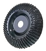 Wood Carving Disc Grinder Wheel Disc 4 Inch Wood Shaping Wheel Wood Grinding Shaping Disc for Angle Grinders with 5/8” Arbor lumfork