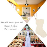 EXCEART 50Pcs Christmas Wooden Stockings Cutouts Wooden Pieces Unfinished Wood Slices for DIY Wood Crafts Stockings Embellishments Christmas Tree EXCEART