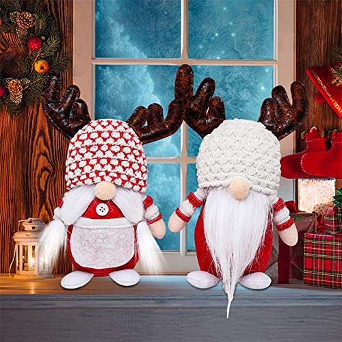 Gnome Beards for Crafting, 12 Pieces Pre-Cut Christmas Gnome Beards and Gnome Noses for Crafts Christmas Valentine's Day Independence Day Handmade EUBUY