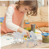 Tofficu 6pcs Animal Model Unicorn Painting Kit Animal DIY Painting Drawing Unicorn Toys Unicorn Embellishments Unfinished Unicorn Figurines Unicorn Tofficu